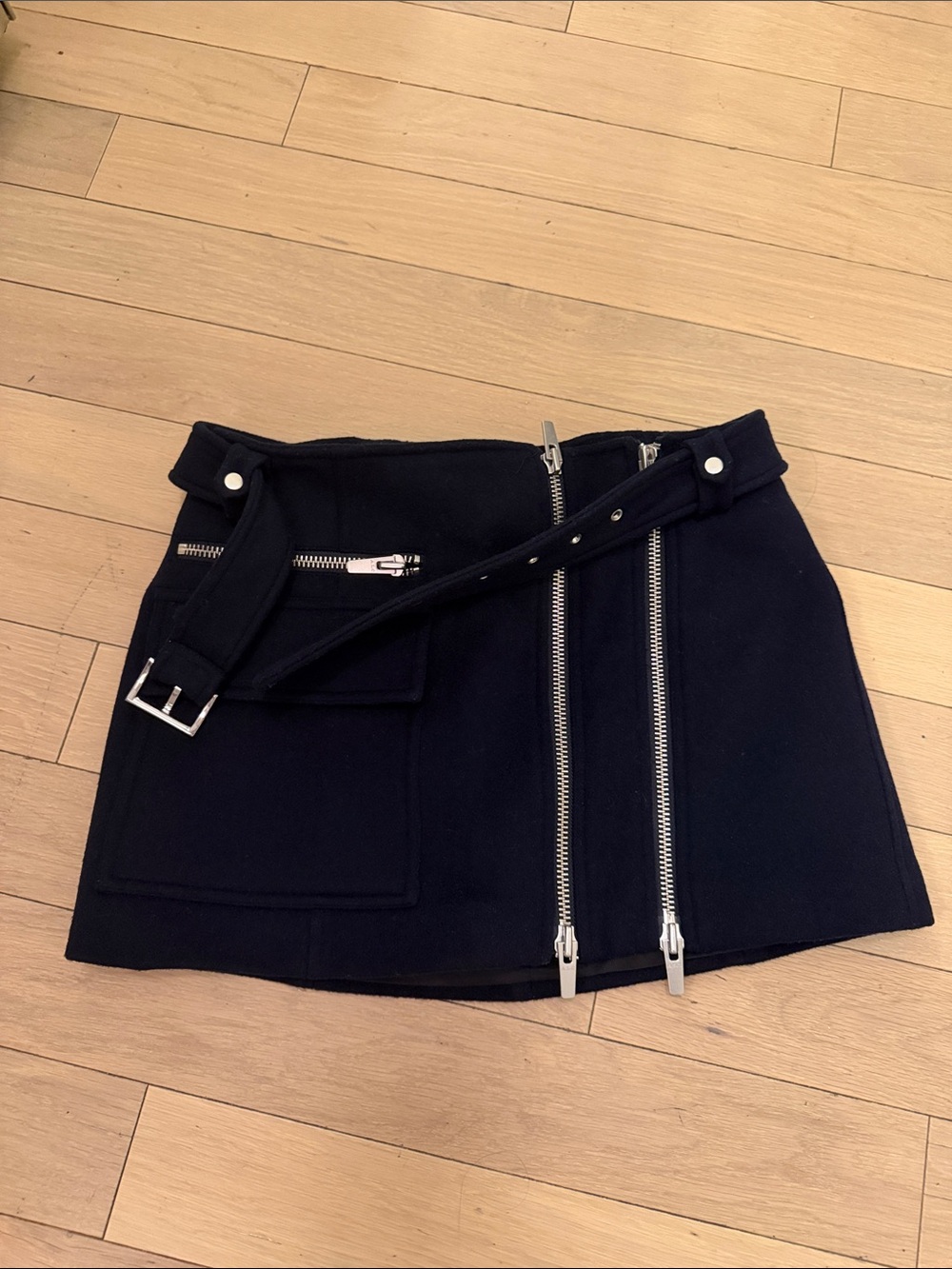 A.L.C Christian Skirt in Navy - Picture 6 of 12